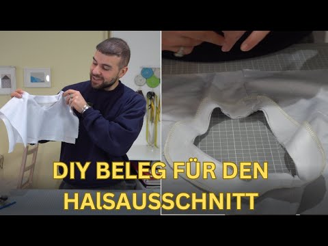 DIY Beleg für den Halsausschnitt anfertigen