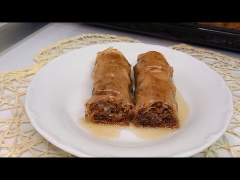 DIVIT BAKLAVA💥Rolovana uz pomoć dva štapića brzo i lako❗️