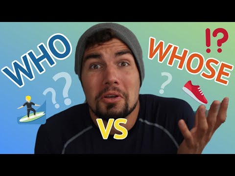Who vs Whose? Relative pronouns. Sehr Einfach Erklärt!