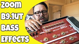 Zoom B9.1UT Bass Effects Console - What To Know & Where To Buy