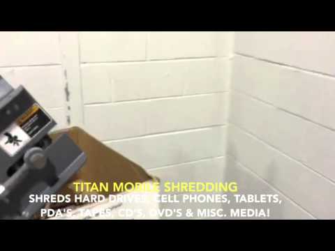 Titan Hard Drive Shredder