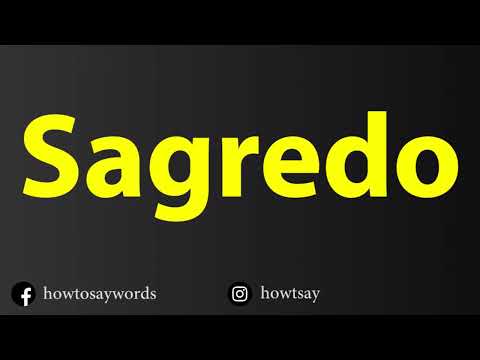 How To Pronounce Sagredo