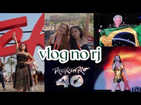 fui pro rio de janeiro curtir o rock in rio com a @claradamascenoddp | vlog 🎸❤️