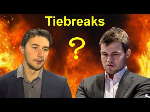 Magnus Carlsen vs Sergey Karjakin | 2016 World Chess Championship | Tiebreaks