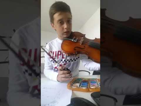 Lecție de începători la vioara