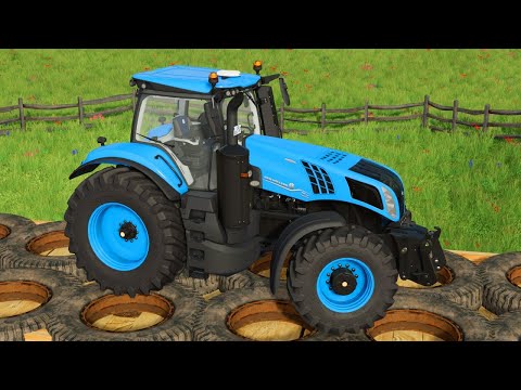 Transport of Colors ! COLORED DEUTZ FAHR vs JOHN DEERE vs NEW HOLLAND TRACTORS Farming Simulator 22