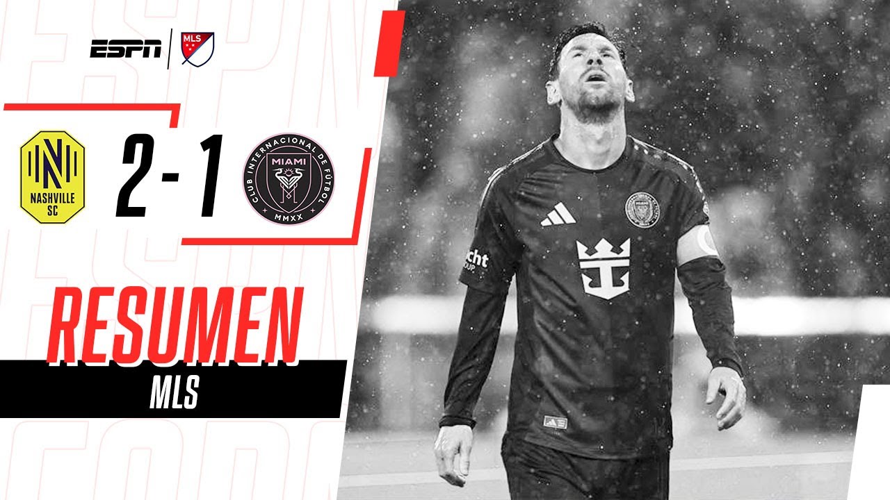 EL GOLAZO DE MESSI NO ALCANZÓ Y HABRÁ JUEGO 3 | MLS ON APPLE | Nashville 2-1 Inter Miami | RESUMEN
