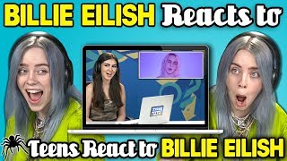 Video thumbnail of "Billie Eilish Reacts To Teens React To Billie Eilish"