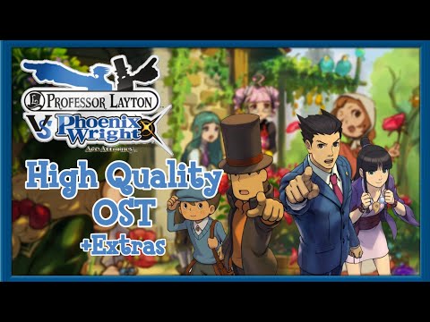 PROFESSOR LAYTON VS PHOENIX WRIGHT HIGH QUALITY OST (+ Bonus Tracks and extras)
