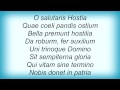 Beth Nielsen Chapman - O Salutaris Hostia Lyrics_1