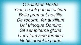 Beth Nielsen Chapman - O Salutaris Hostia Lyrics_1