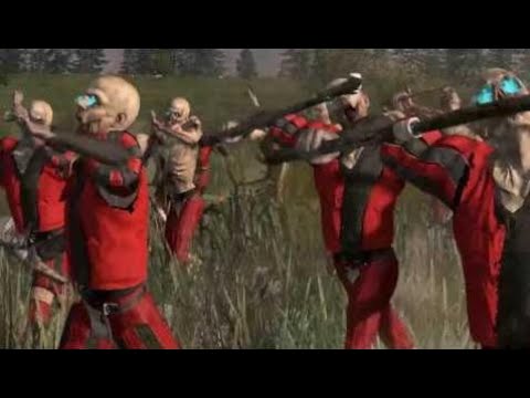 10000 SKELETON ARCHERS VS 10000 ZOMBIES - MASSIVE BATTLE TOTAL WAR WARHAMMER