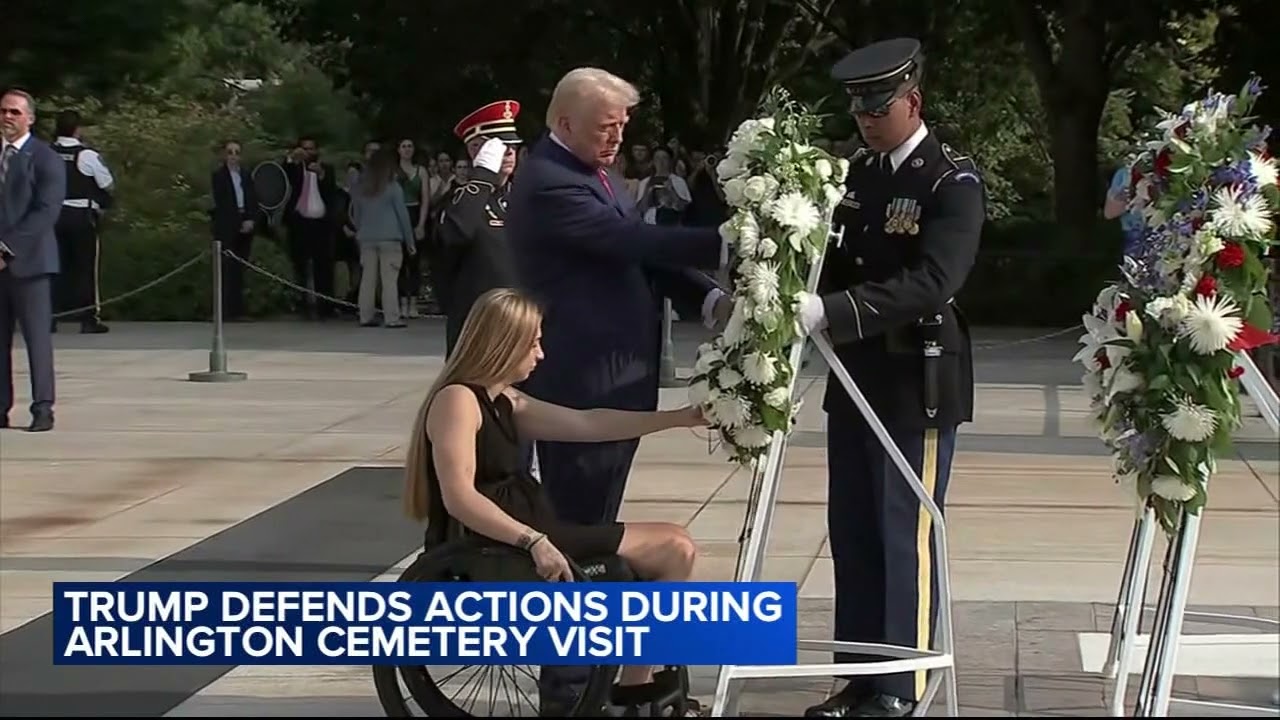Trump issues statement from Gold Star families defending Arlington Cemetery visit, ripping Harris