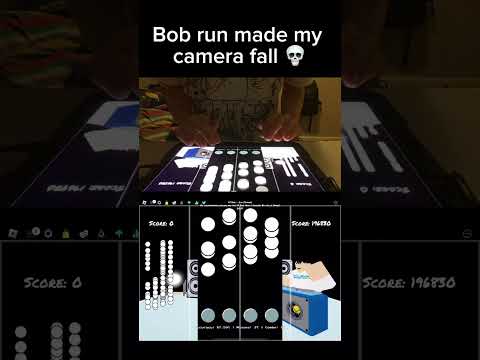 BOB RUN ON MOBILE 💀 #shorts #roblox #fnf