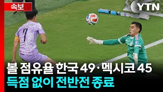 [속보] 홍명보호, 멕시코와 득점 없이 전반전 종료 / YTN