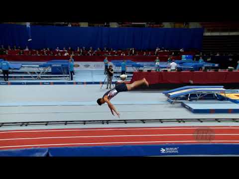 YUSSUPOV Rustam (KAZ) - 2017 Trampoline Worlds, Sofia (BUL) - Qualification Tumbling Routine 1