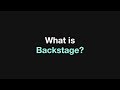 What is Backstage? (Explainer Video)