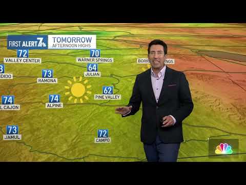 March 20, 2024 | Pleasant weather until weekend rain arrives | San Diego Weather Today