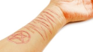 HOW TO MAKE EASY FAKE SCARS (WITHOUT SFX PRODUCTS) / HalloweenXTRA 22