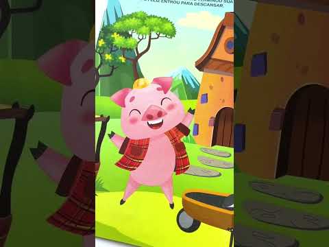 Vídeo do produto Livro de História Era Uma Vez Os 3 Porquinhos 8 Folhas