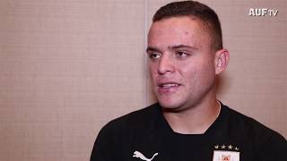 Entrevista tras retornar a la selección