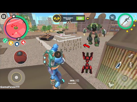 Rope Hero: Vice Town (Rope Hero Fight Army Man on Warehouse) Rope Hero RPG Launcher - Gameplay HD