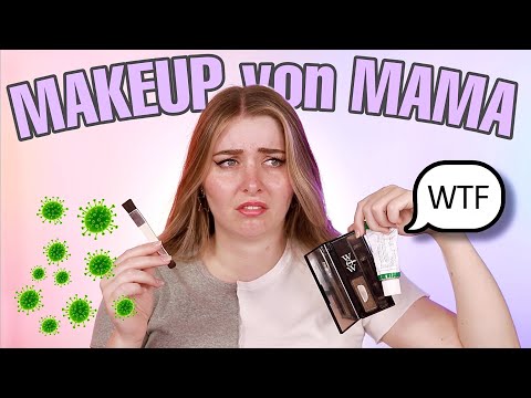 I'm doing my mom's makeup! 😩