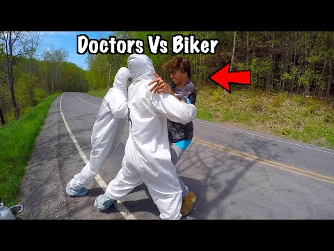Angry Doctors Steal My Dirt Bike