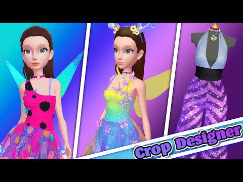Crop Designer: Android Game level 1-2 - Teen Girls Color, Create Fashion DIY Makeover Games - YouTube