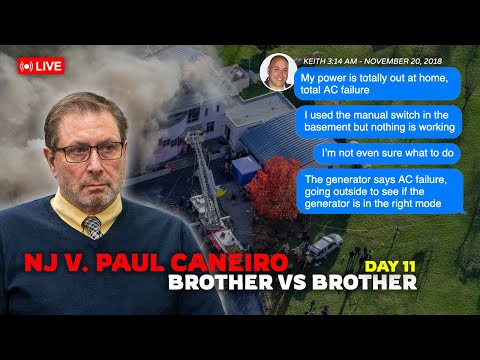 🔥 LIVE COURT: NJ v Paul Caneiro - Brother vs Brother Murder Trial - Day 11
