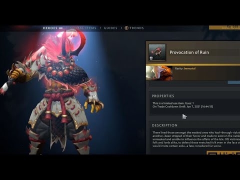 Want To Trade? PROVOCATION OF RUIN - Juggernaut Immortal