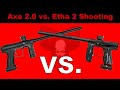 Planet Eclipse Etha 2 vs Empire Axe 2.0 Shooting Comparison // Punisher's Paintball