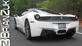 Ferrari 458 Italia with Novitec Exhaust - In Action