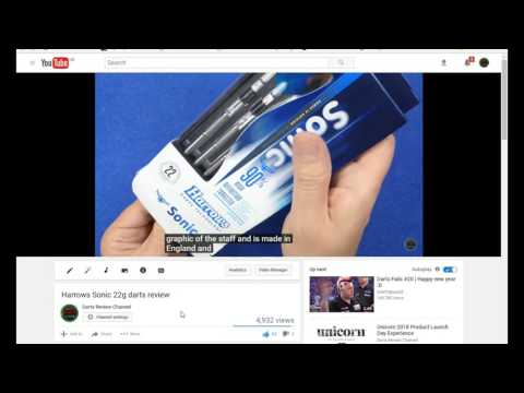 Alternative Darts Review using Youtube Closed Captions
