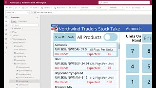 Click-Point-Count-Save -- A More Detailed Review of Scanning SKU Codes for Northwind Stock Take