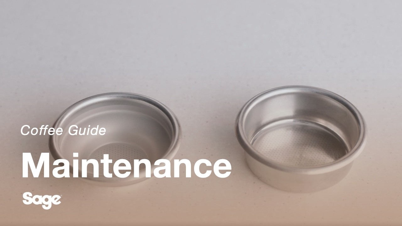 Filter basket rinse