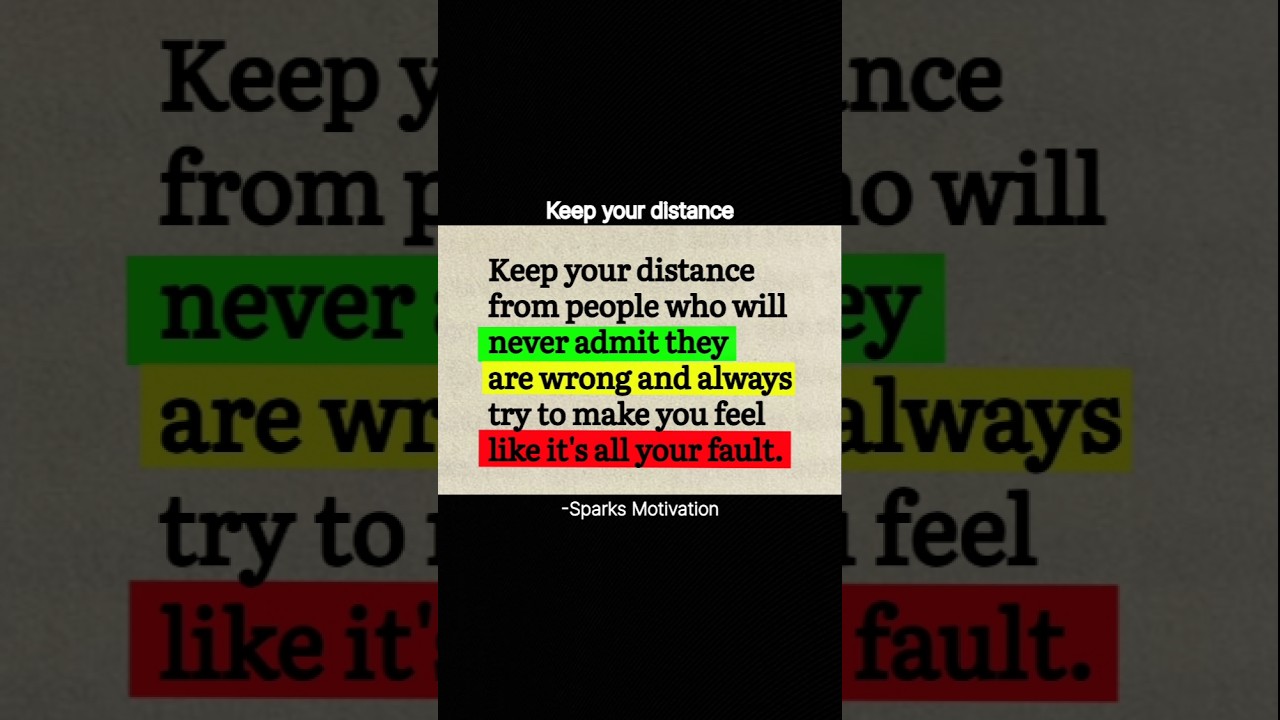 Keep your distance from. #selfimprovement #motivation #quotes #inspirationalquotes#sparksmotivation