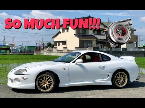 Driving Mark's BIG TURBO SUPRA!