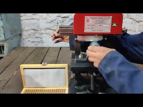 Pneumatic roll marking machine