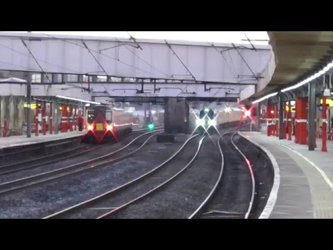 68017 with 68004 1Q18 Crewe - Mossend Yard Test Train, 16th February 2016