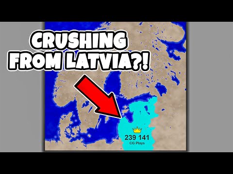 Am I CRUSHING Them From LATVIA?! (Territorial IO)