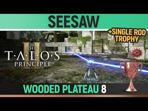 The Talos Principle 2 - Seesaw + Single Rod Trophy/Achievement - Puzzle Solution (Wooded Plateau 8)