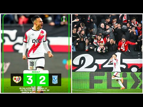 Rayo Vallecano vs Lech Poznań (3-2) Résumén | Liga Conferencia de la UEFA | Rayo Lech Poznań hoy