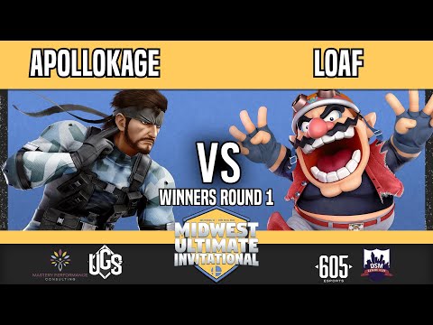 Midwest Ultimate Invitational - Winners Round 1 - ApolloKage(Snake) Vs. loaf(Wario)