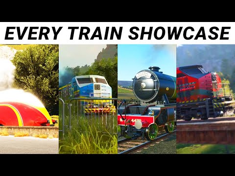 Evolution of Train Showcase Event in Forza Horizon Games