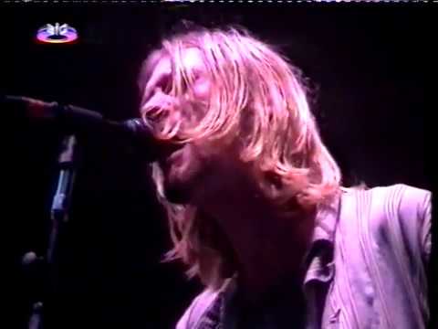Nirvana 1994 02 06  Rape me live Cascais @ SIC TV, Portugal