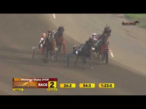 July 16, 2016 Race 2 - Mistletoe Shalee