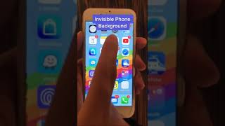 Transparent Background iPhone | #shorts #tech #iphone #apple #shotoniphone #hacks #tips #tricks