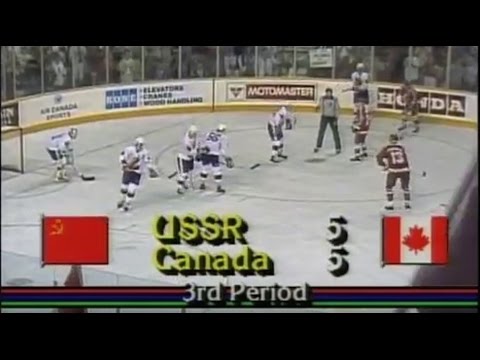 1987 Canada Cup - Canada vs. USSR Final - Gretzky to Lemieux Series Winner!