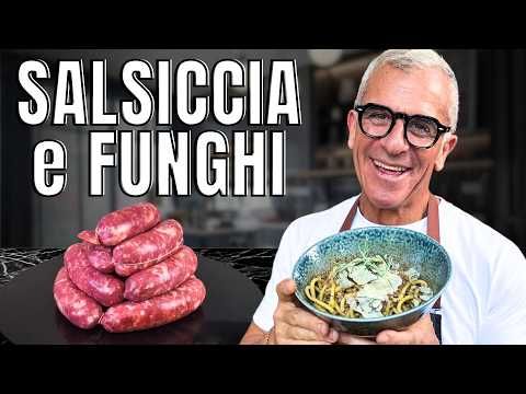 Come fare una pasta Salsiccia e Funghi buona da morire! Ricetta Chef Max Mariola